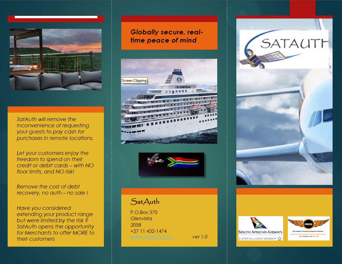 SATAUTH – Globally secure, real-time peace of mind (Brochure)